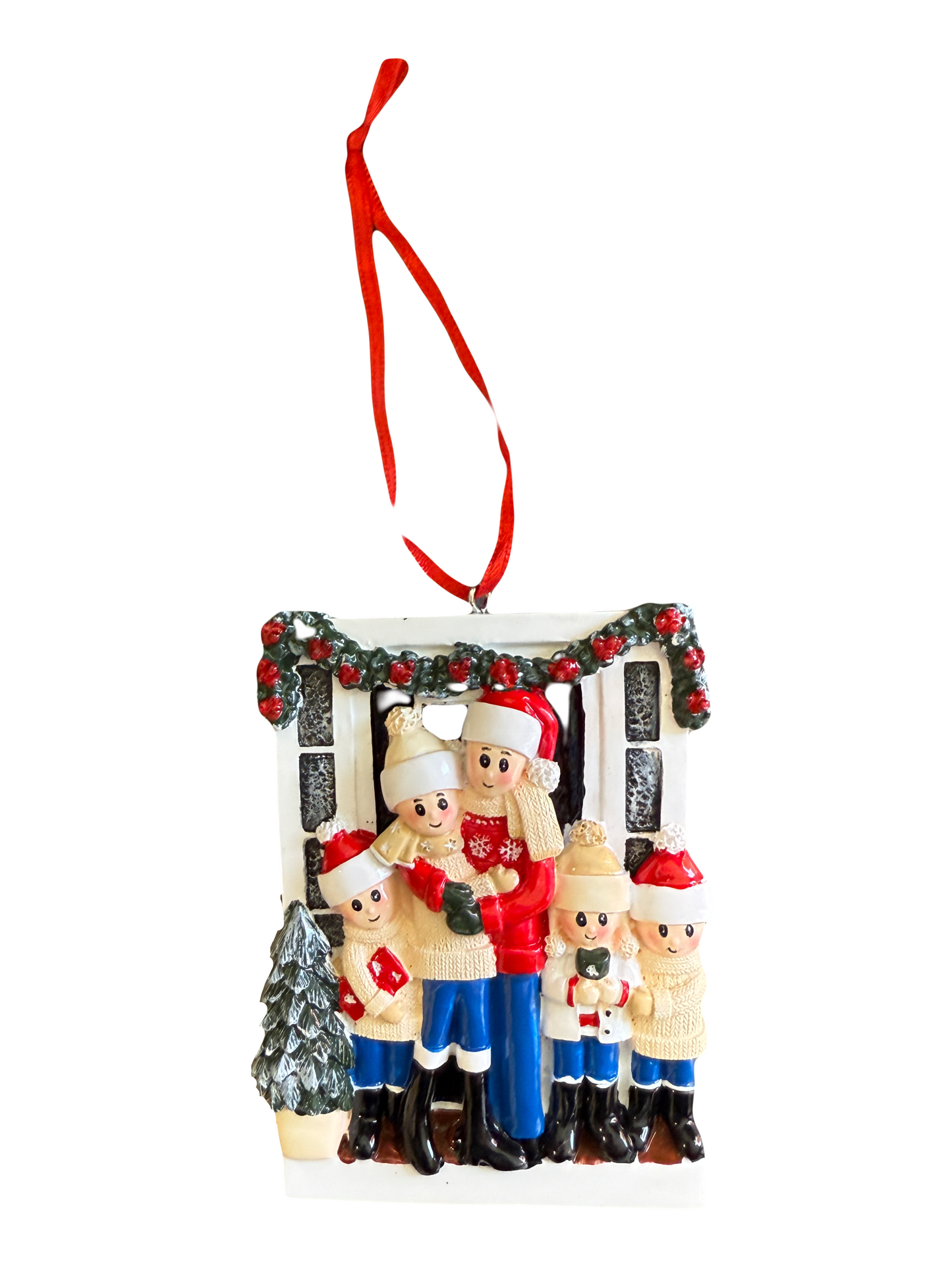 Personalized Front Porch Christmas Ornament