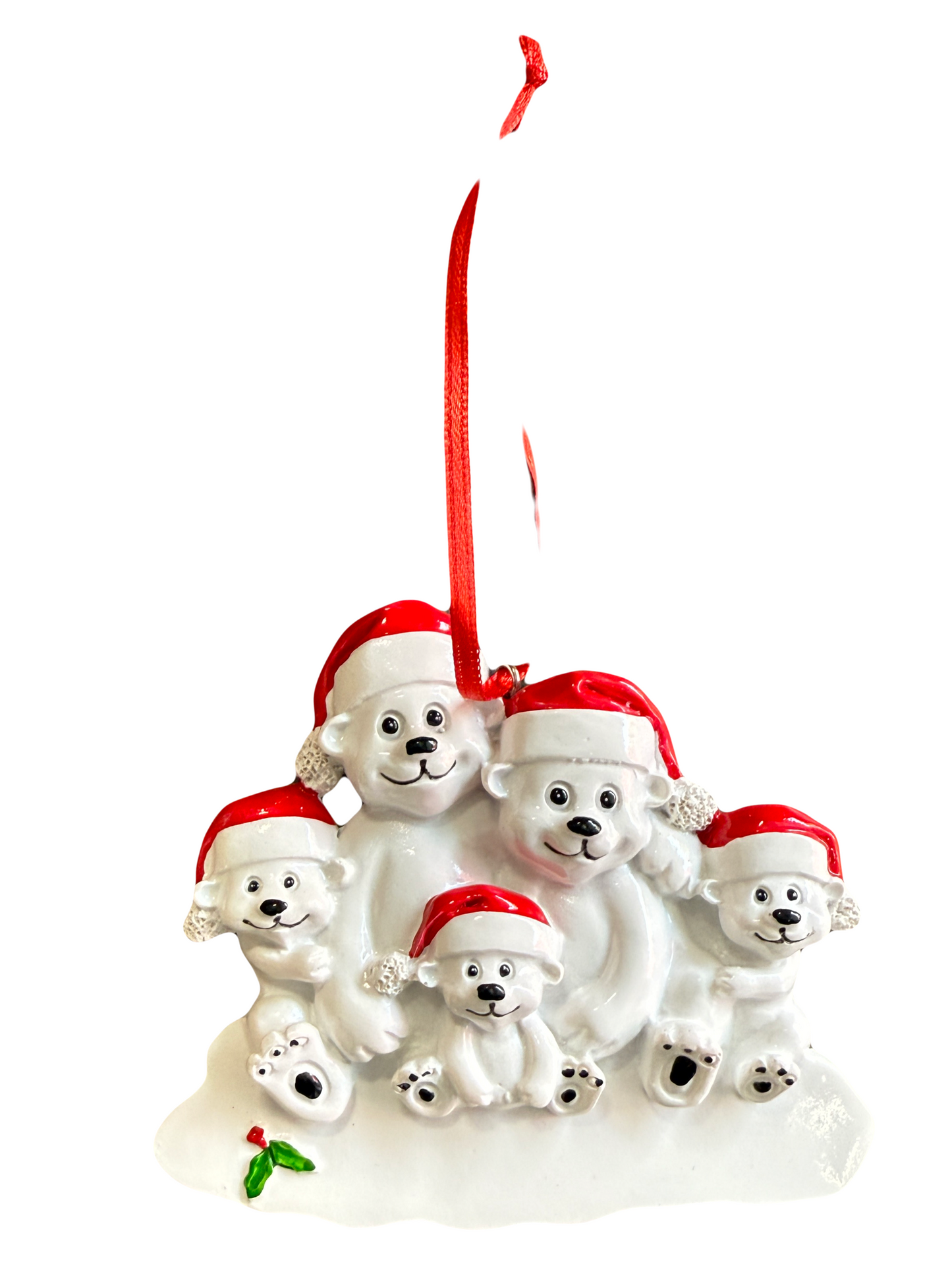 Personalized Bear Christmas Ornament