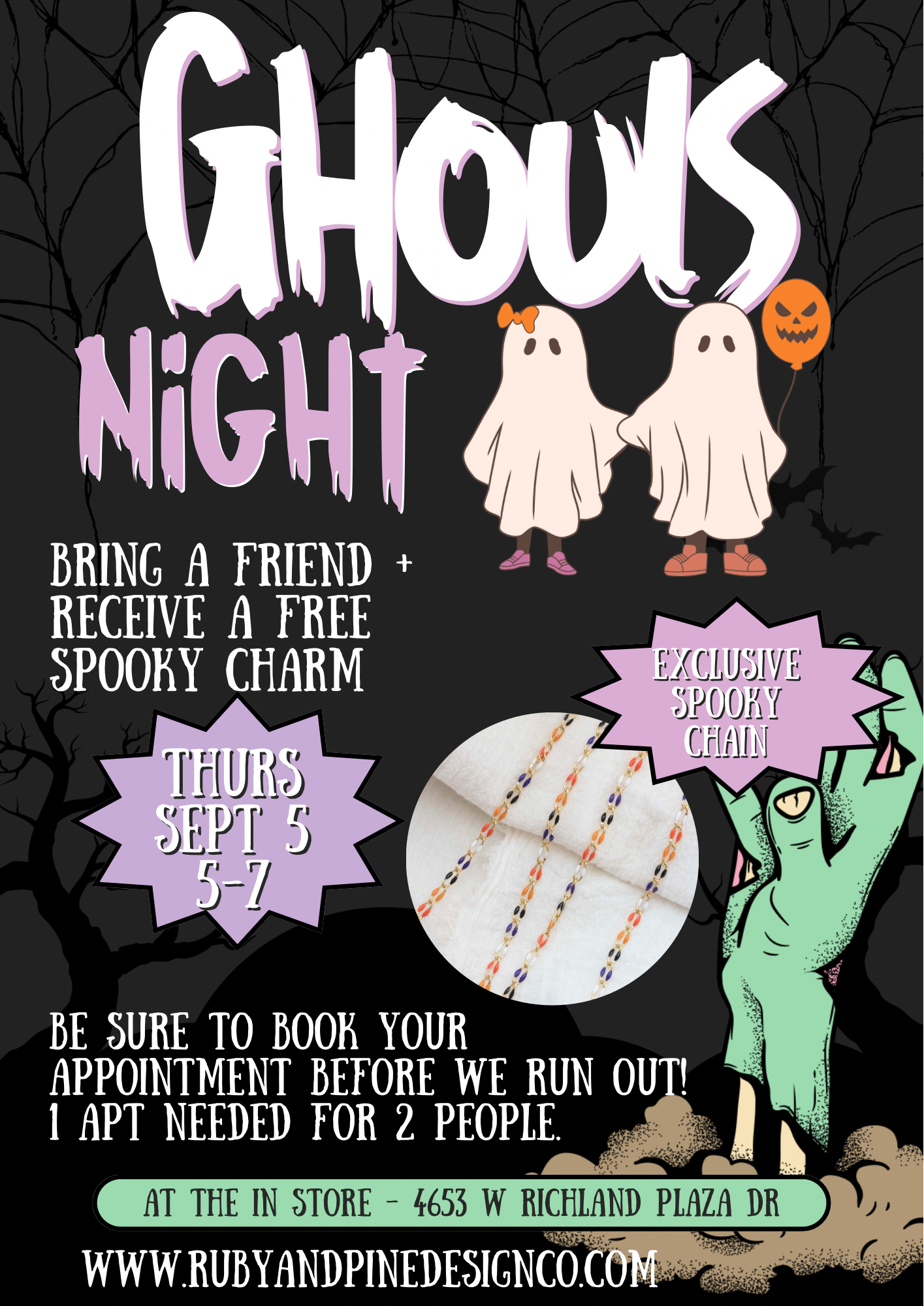 Ghouls Night Out Deposit