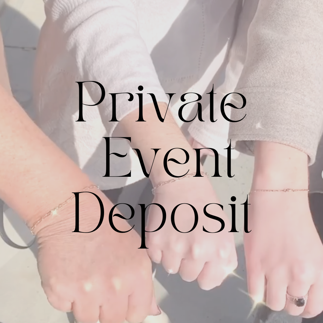 Permanent Jewelry Private Event Deposit